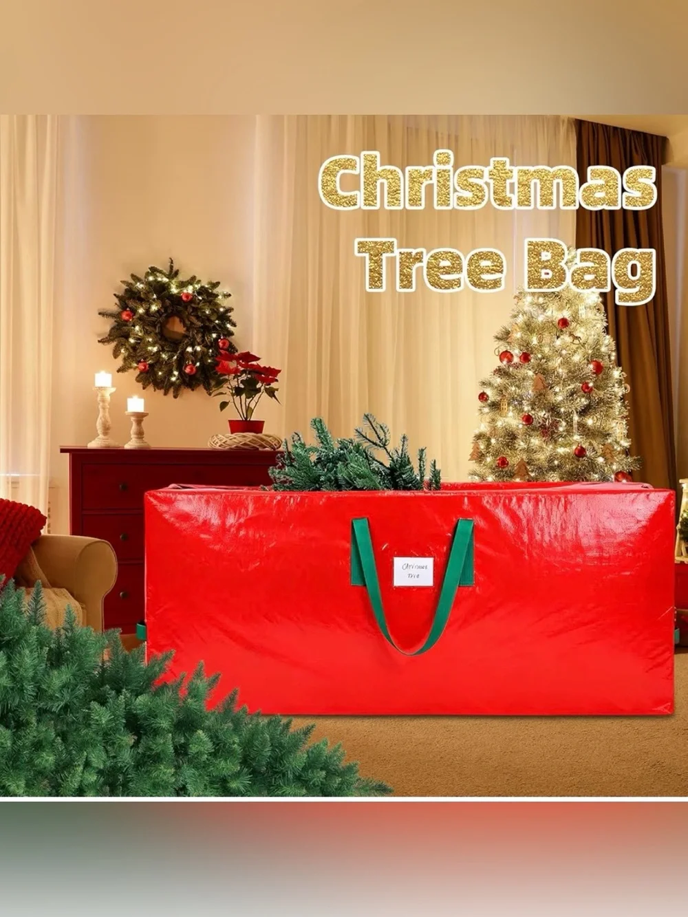 Christmas Tree Storage Bag - Red
